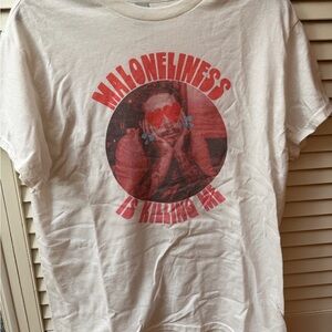 White Post Malone Graphic T-Shirt
